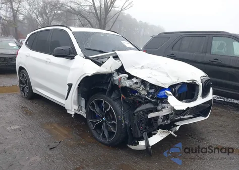 2020 BMW X3 M Competition z USA, uszkodzony, nr VIN 5YMTS0C08LLT10443